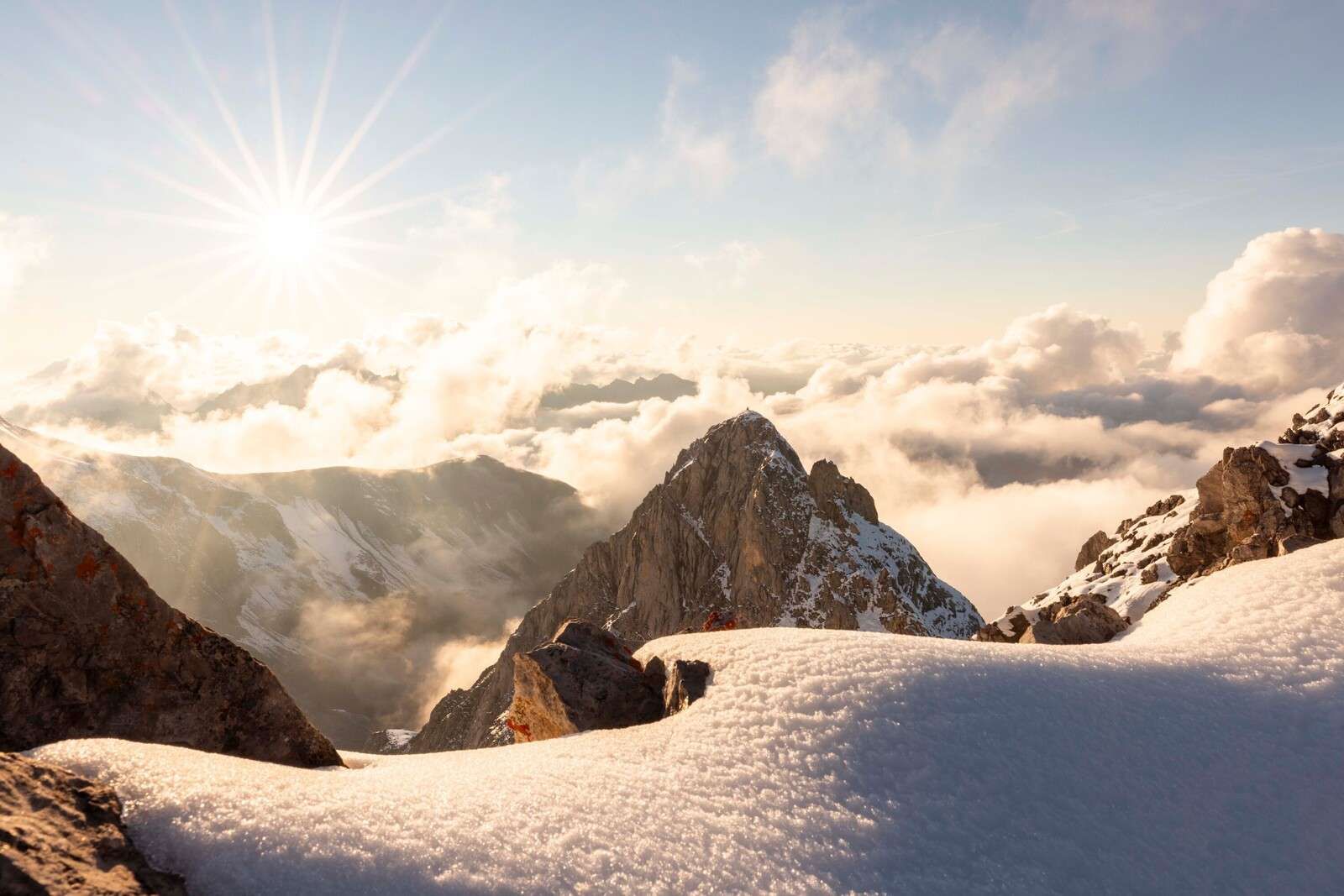 Heldere Zon Boven Winterberg
