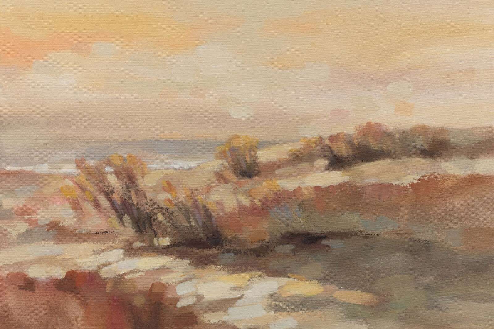 Warme duinen in avondlicht