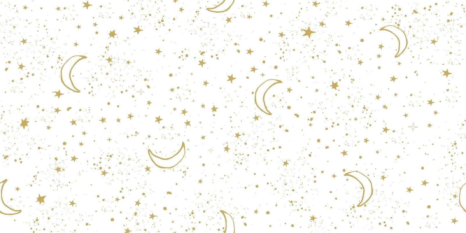 Gouden nachtlicht op wit