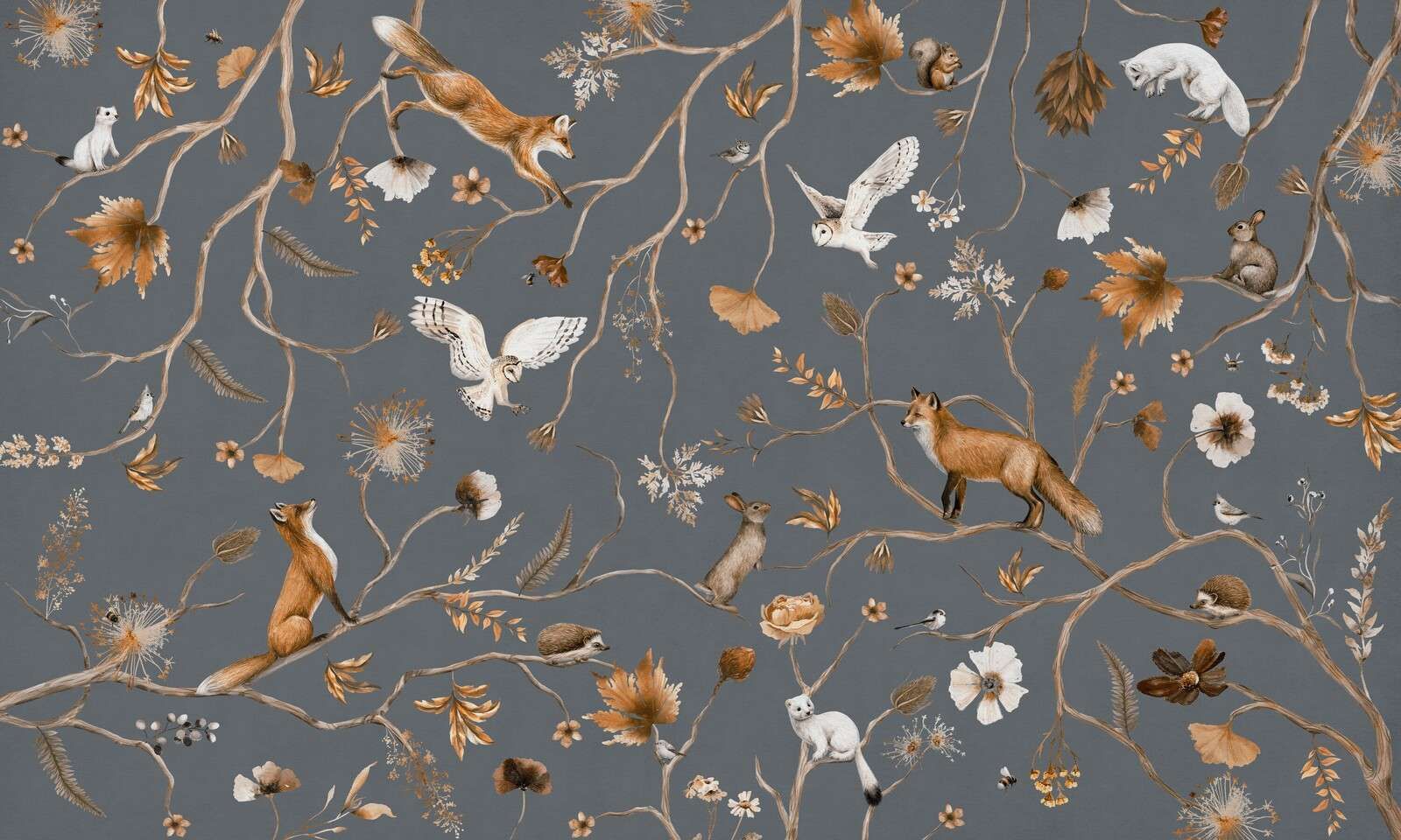 Playful Forest - Vintage - Blue