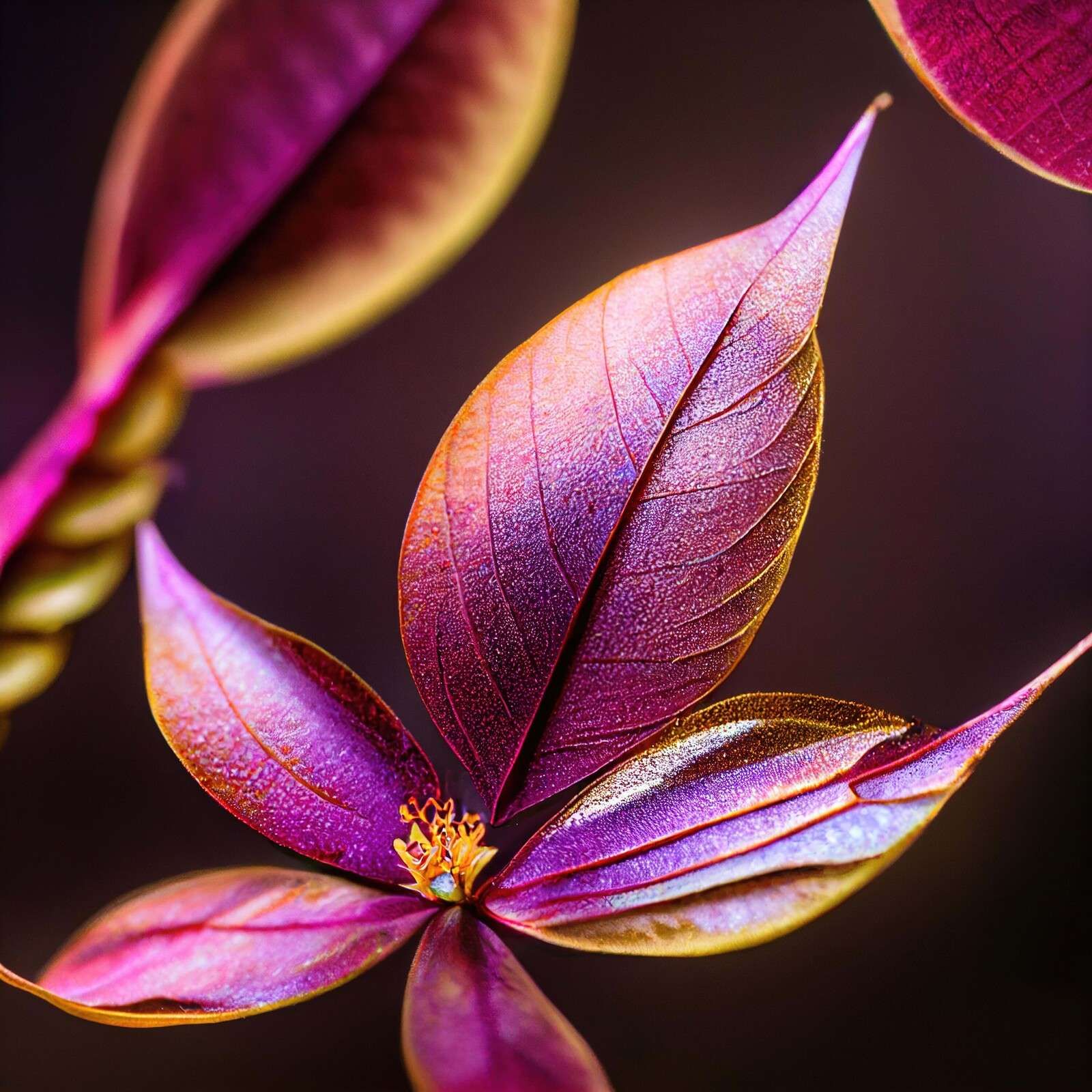 Macro Common crape myrtle Flower