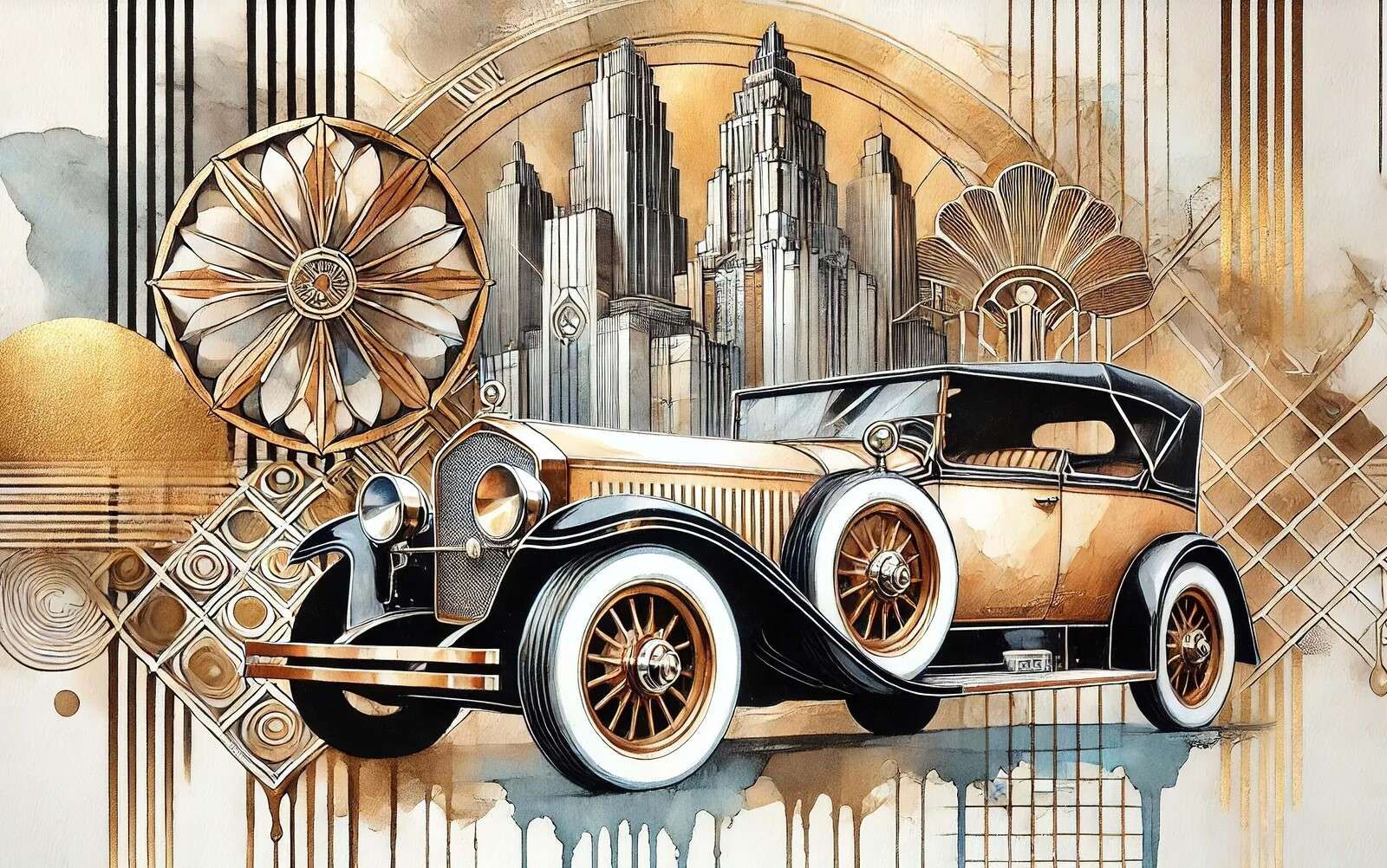 Gouden klassieker in art deco stad