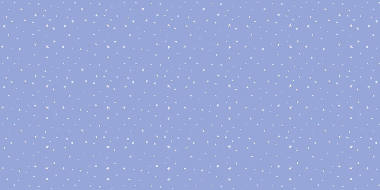Witte sterren op lavendelblauw