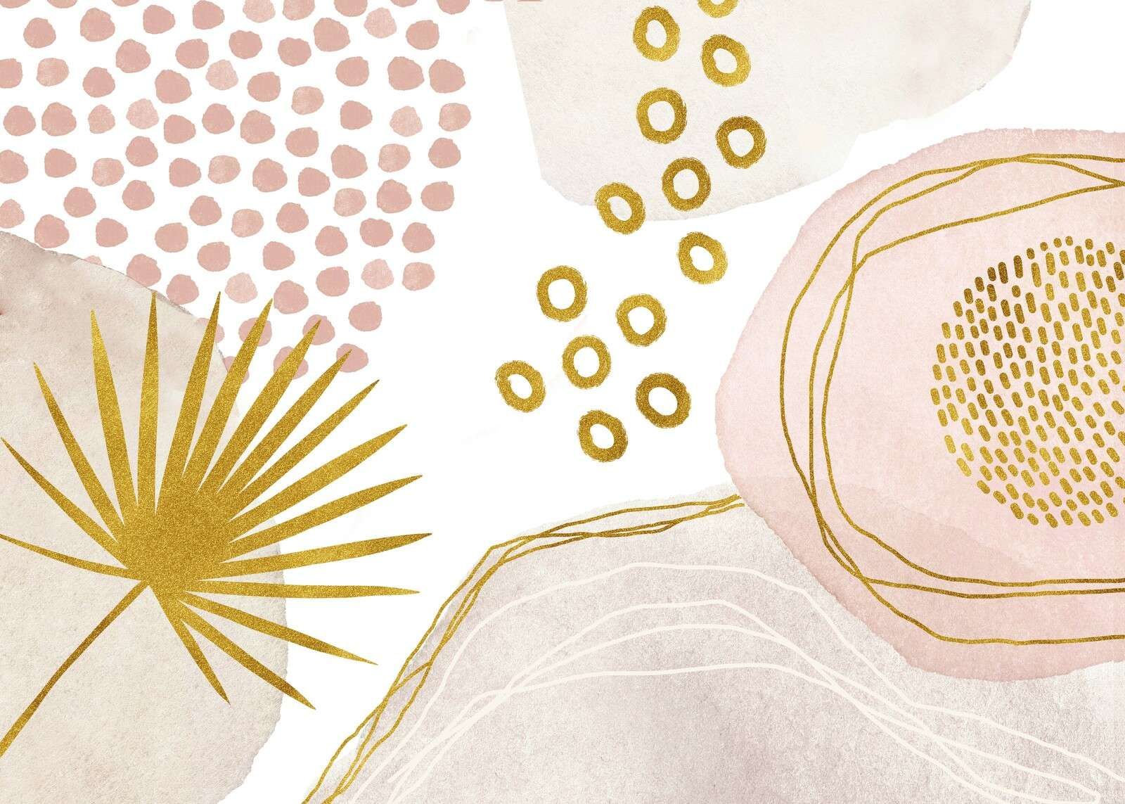 Golden Glamour Boho Tropical Vibes