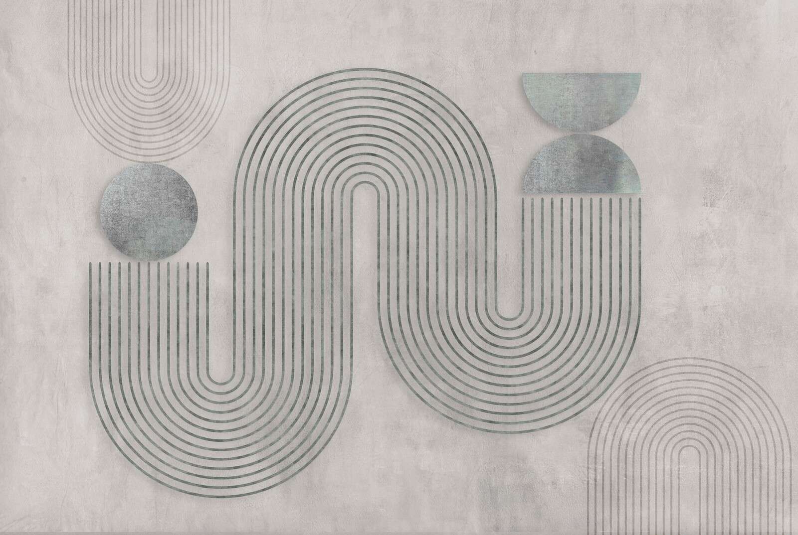 Dynamic Balance Modern Art Grey