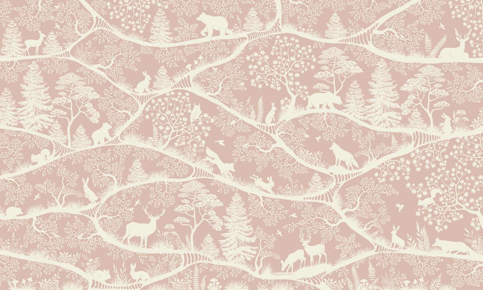 Nordic Nature - pink white