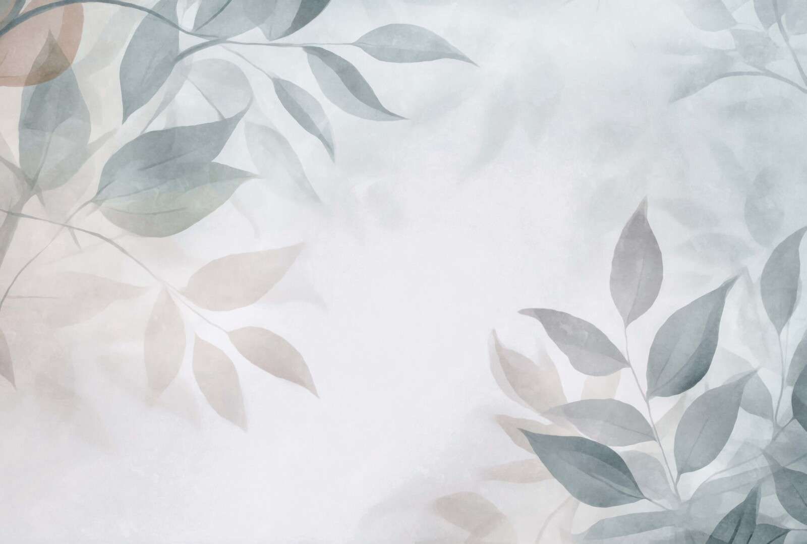 Calm foliage pastel teal