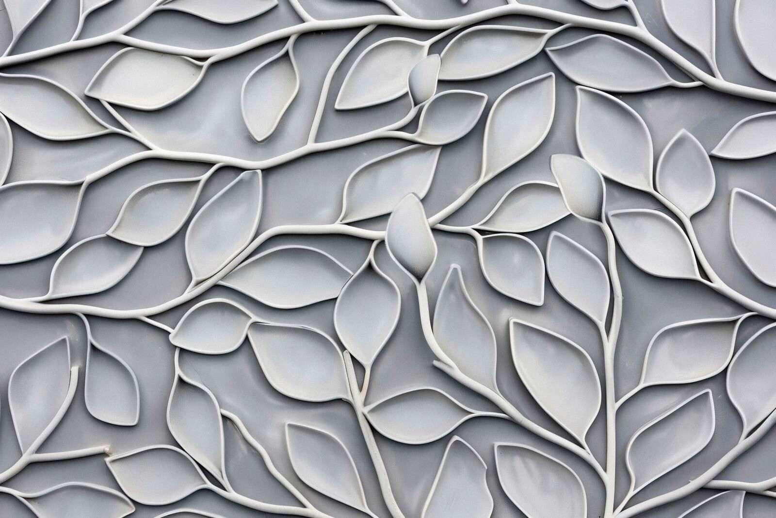 Elegant grey foliage emboss