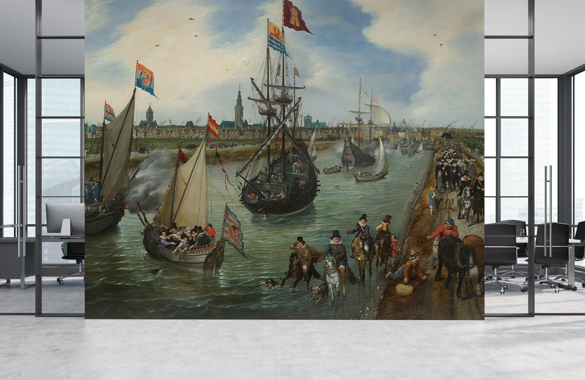 Rijksmuseum - Het vertrek van een hoogwaardigheidsbekleder uit Middelburg - Woonkamer 3