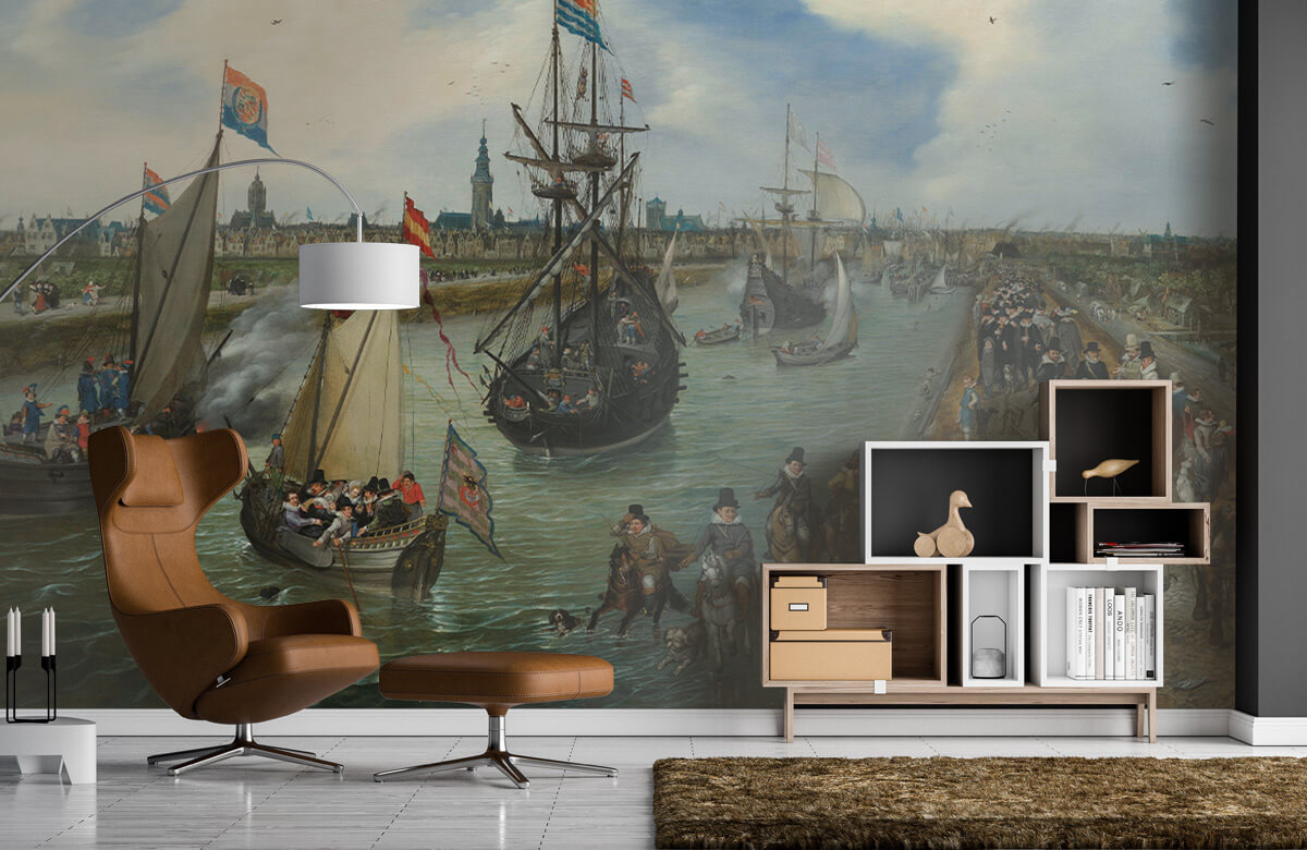 Rijksmuseum - Het vertrek van een hoogwaardigheidsbekleder uit Middelburg - Woonkamer 4