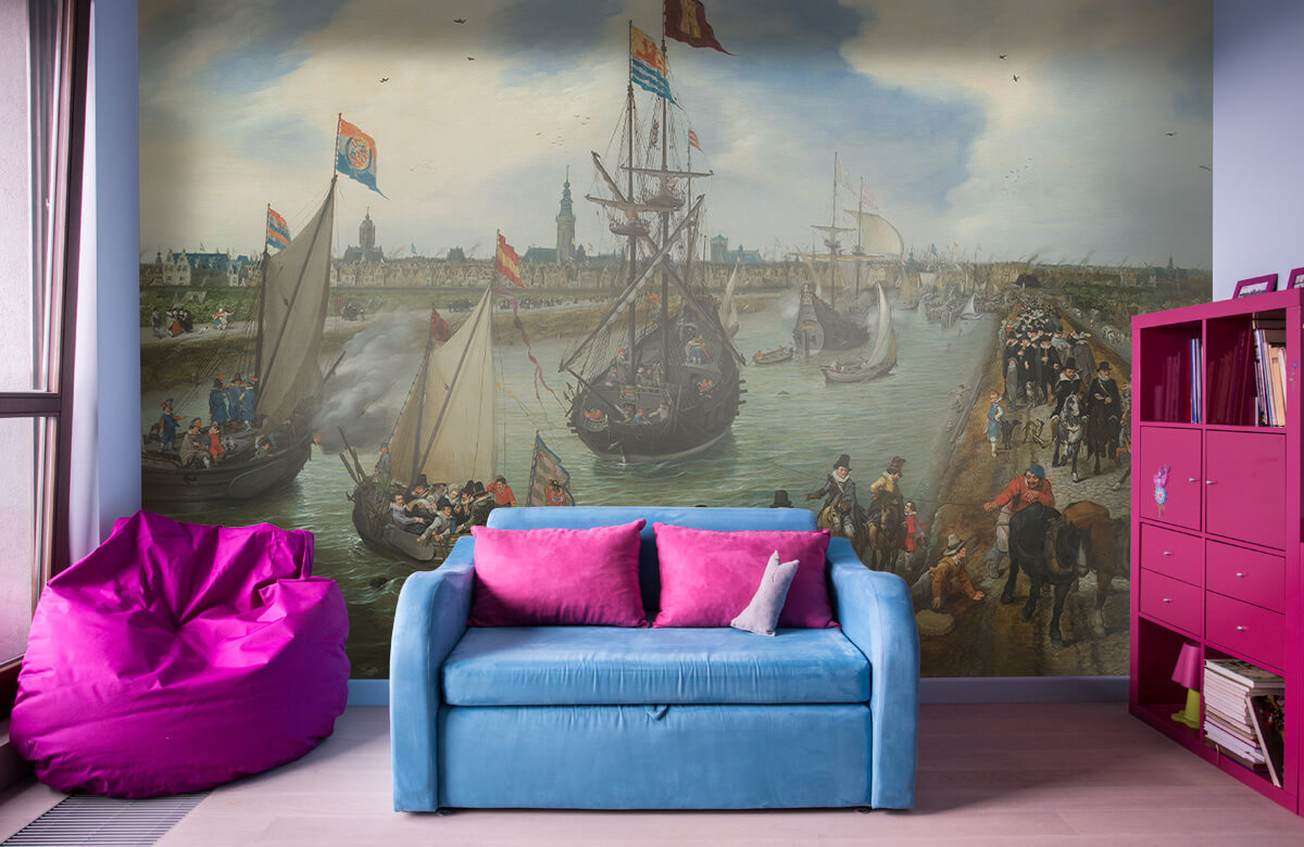 Rijksmuseum - Het vertrek van een hoogwaardigheidsbekleder uit Middelburg - Woonkamer 10
