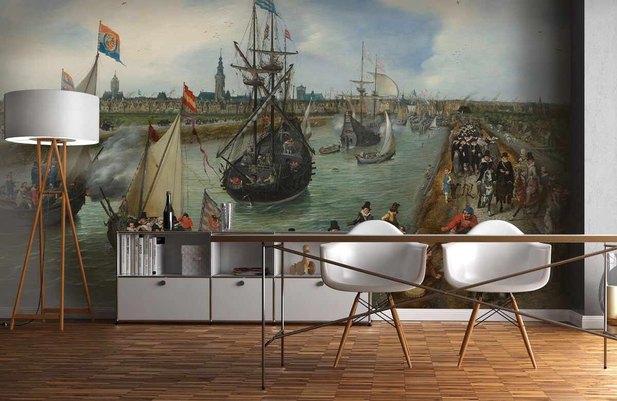 Rijksmuseum - Het vertrek van een hoogwaardigheidsbekleder uit Middelburg - Woonkamer 11