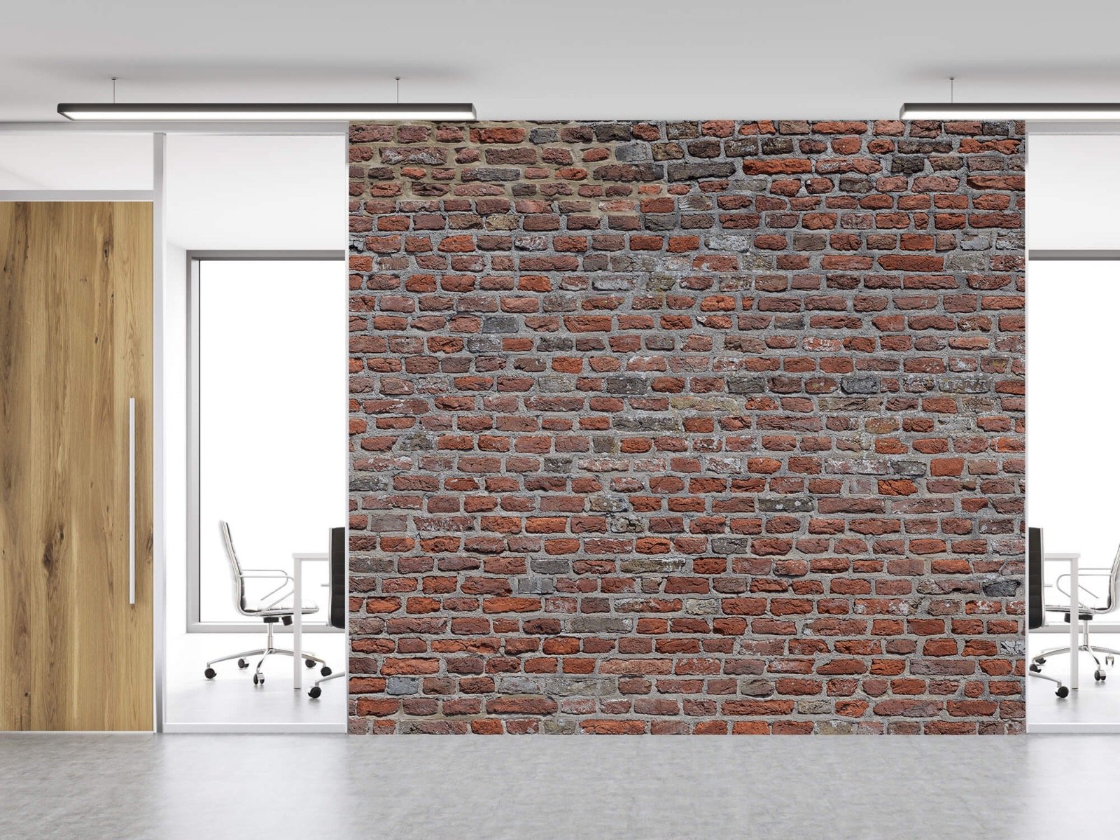 Steen behang - Gerestaureerde muur - Wallexclusive - Woonkamer 11