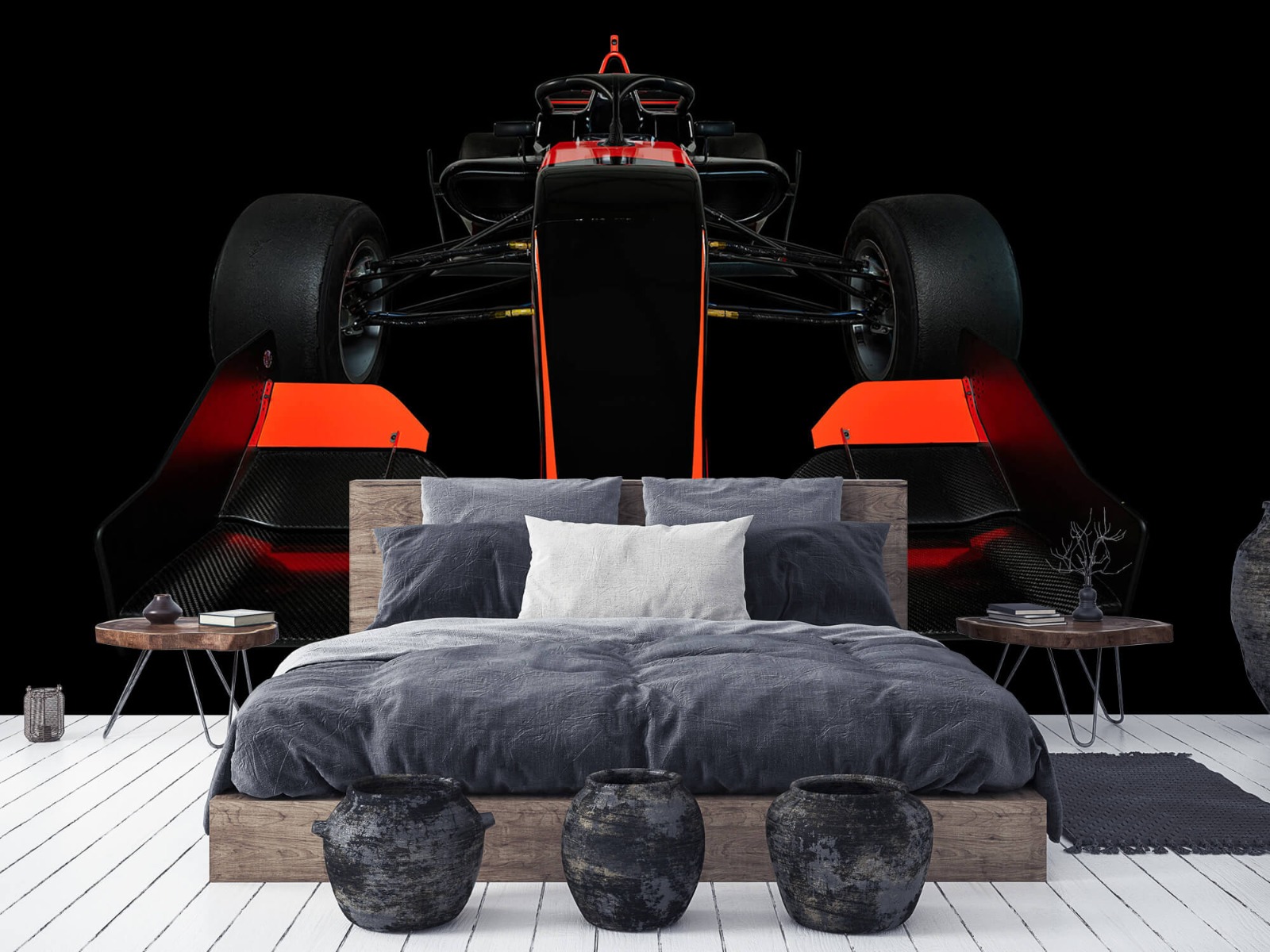 Sportauto's - Formule 3 - Lower front view - dark - Slaapkamer 6