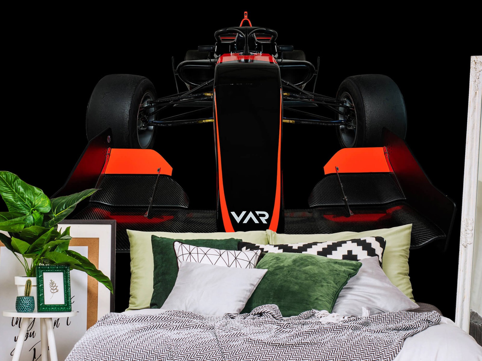 Sportauto's - Formule 3 - Lower front view - dark - Slaapkamer 13