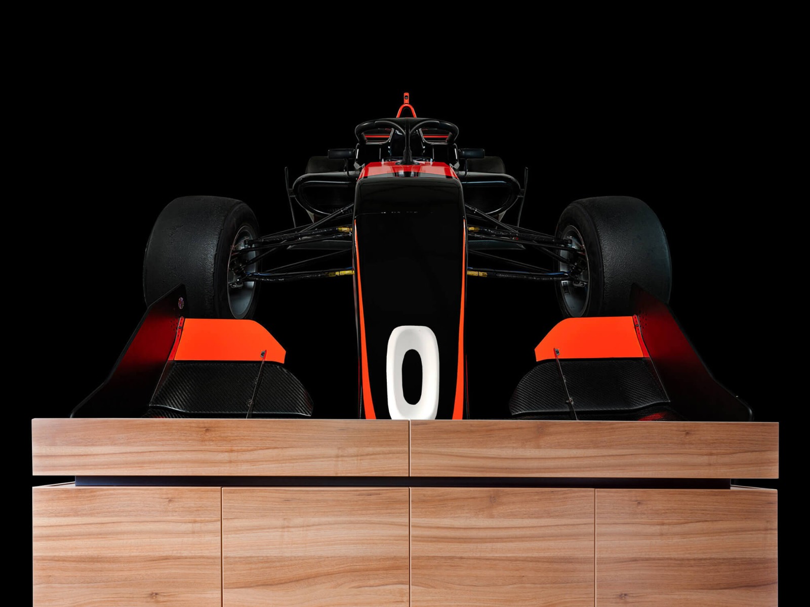 Sportauto's - Formule 3 - Lower front view - dark - Slaapkamer 20