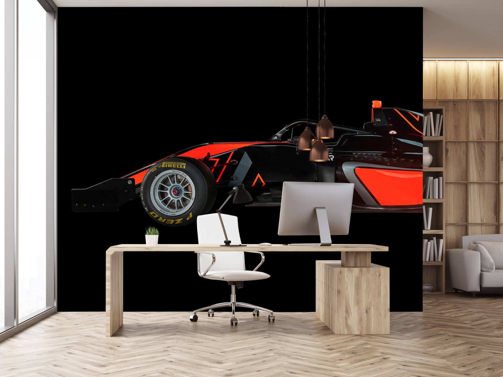 Sportauto's - Formule 3 - Lower side view - dark - Tienerkamer 24