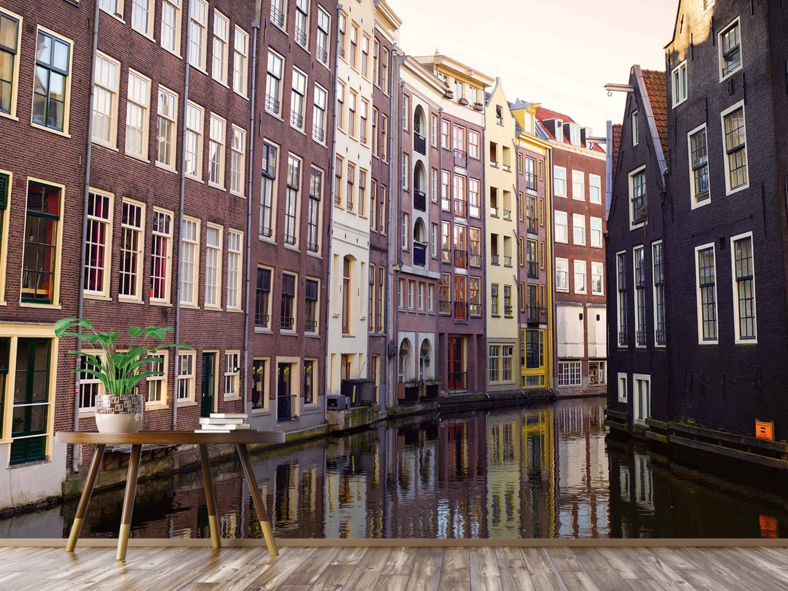 Gebouwen - Amsterdamse huizen aan de gracht - Tienerkamer 4