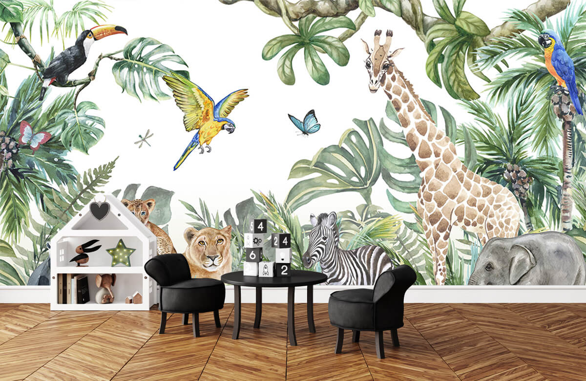 wallpaper Wilde jungle dieren 3