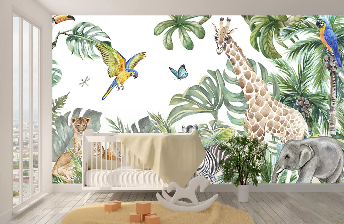 wallpaper Wilde jungle dieren 4