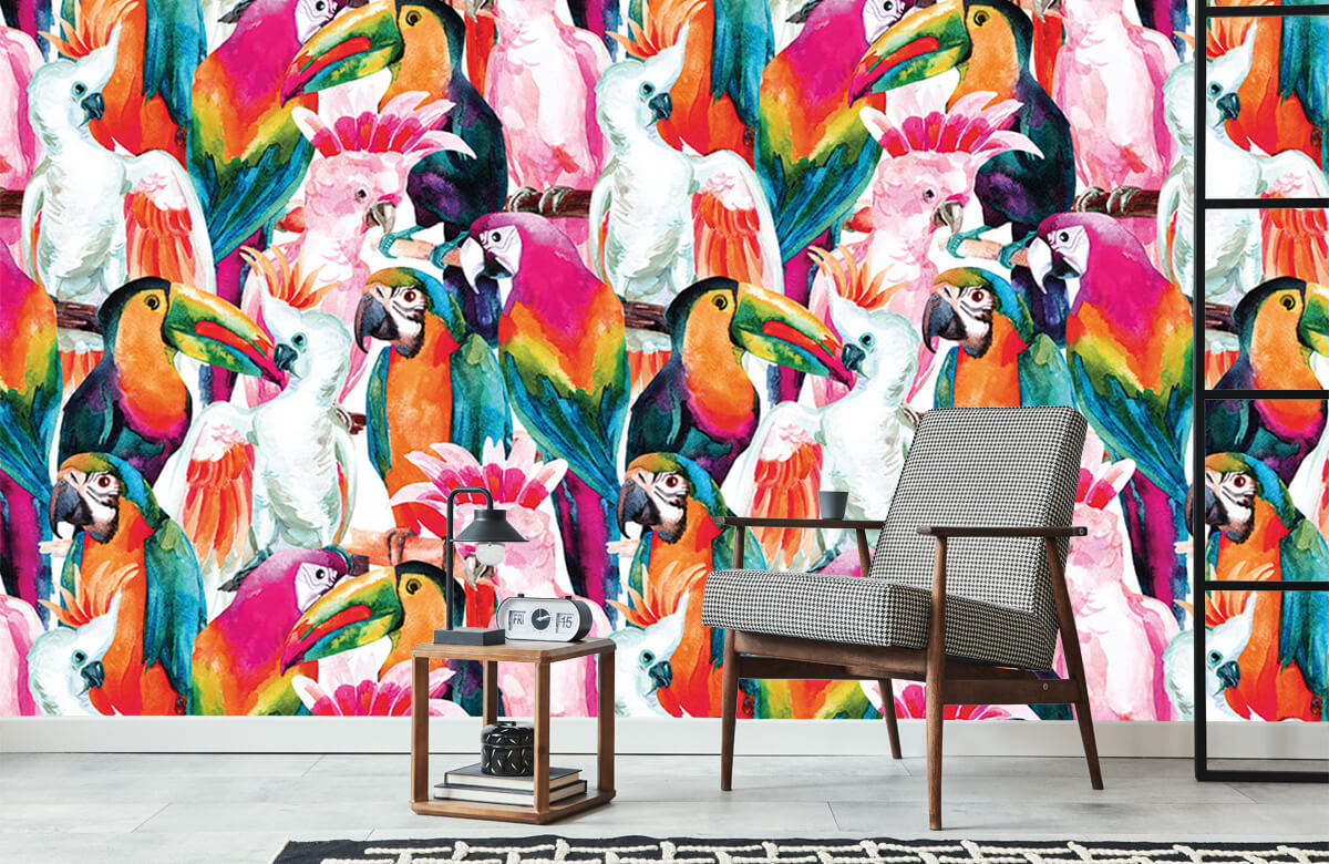 Wallpaper Tropische vogels 4