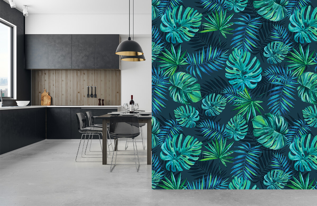 wallpaper Tropische aquarel plantjes 9