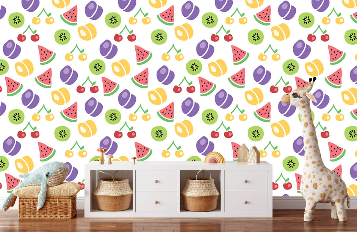 wallpaper Fruit patroon 1
