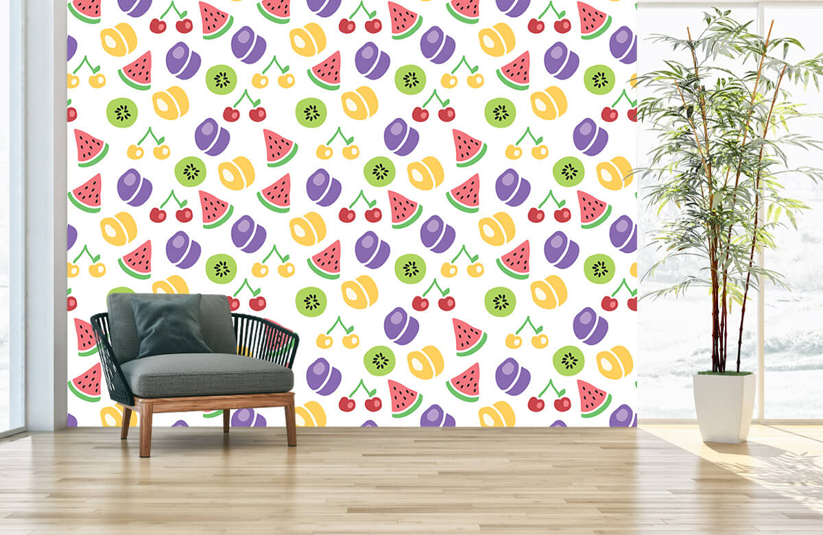wallpaper Fruit patroon 2