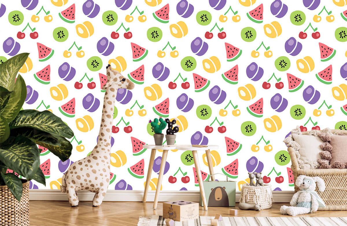 wallpaper Fruit patroon 10