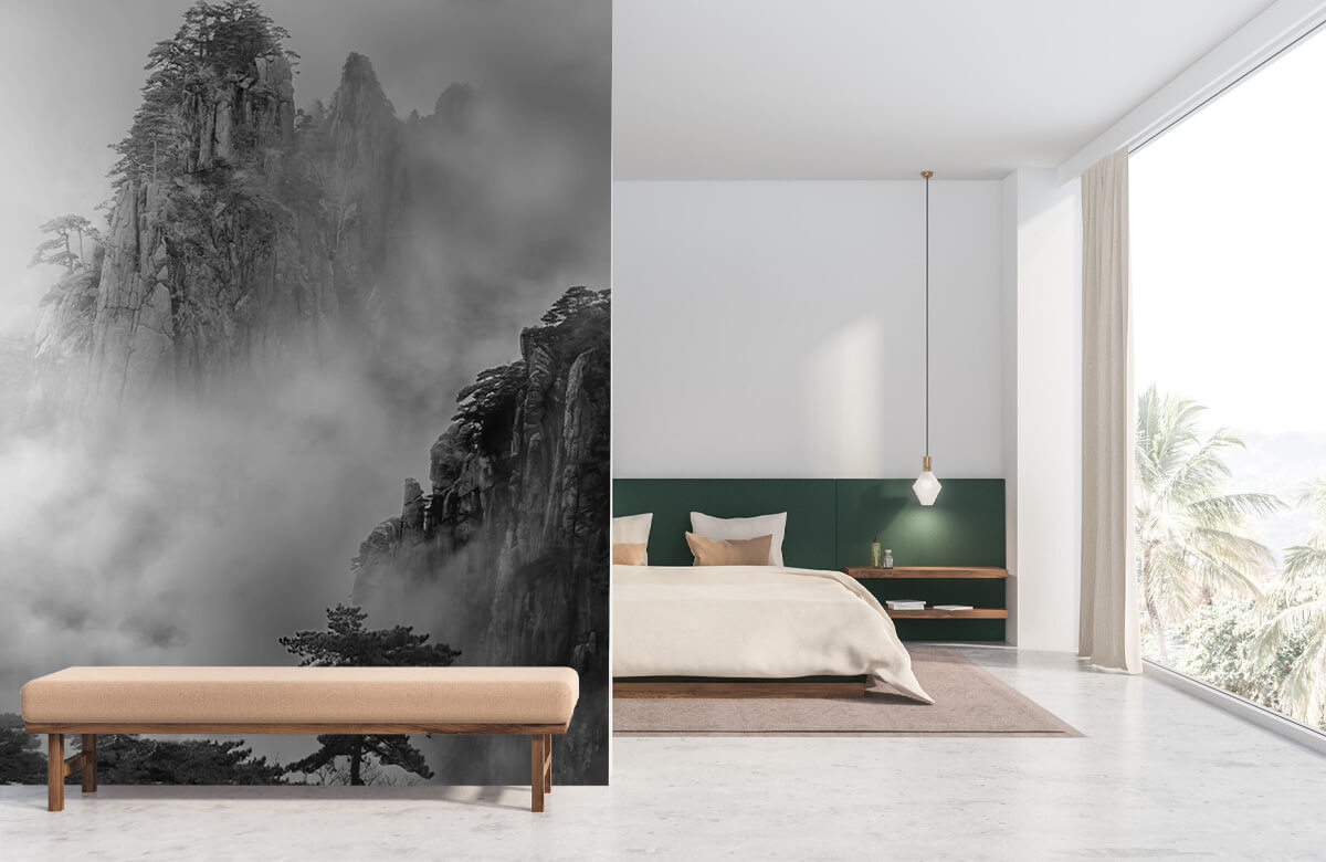 wallpaper Huang Shan In The Fog 8