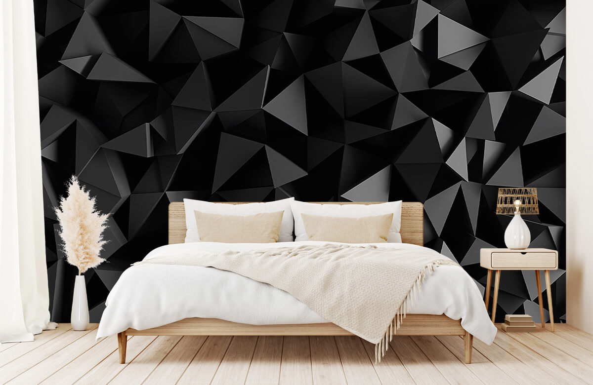 wallpaper Donkere driehoeken 6