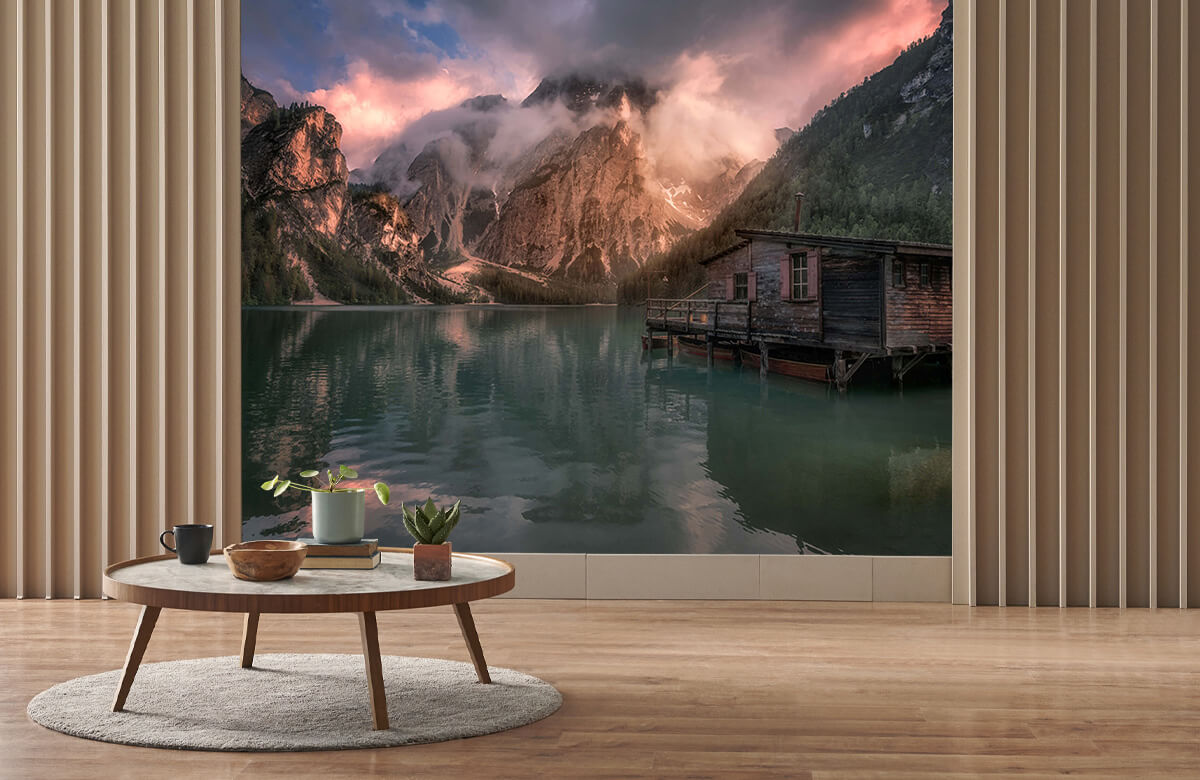 wallpaper Lago di Braies, Dolomites 2
