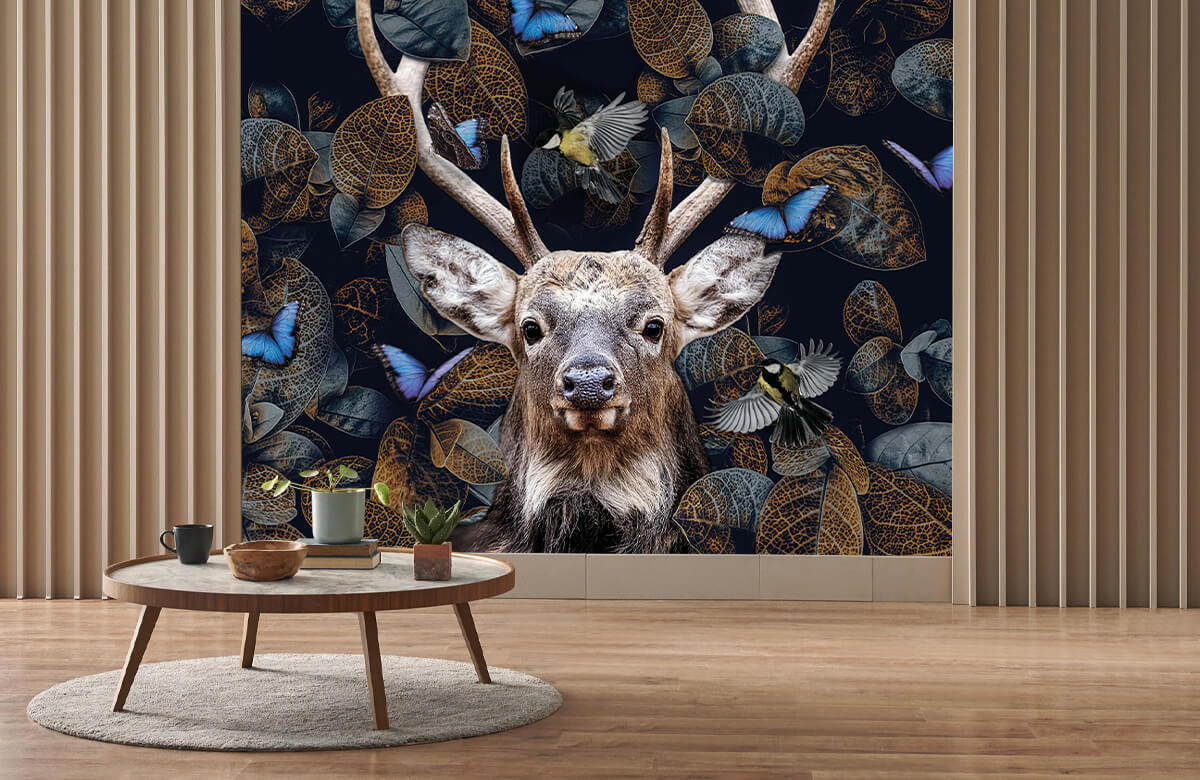 wallpaper Forest Deer 3