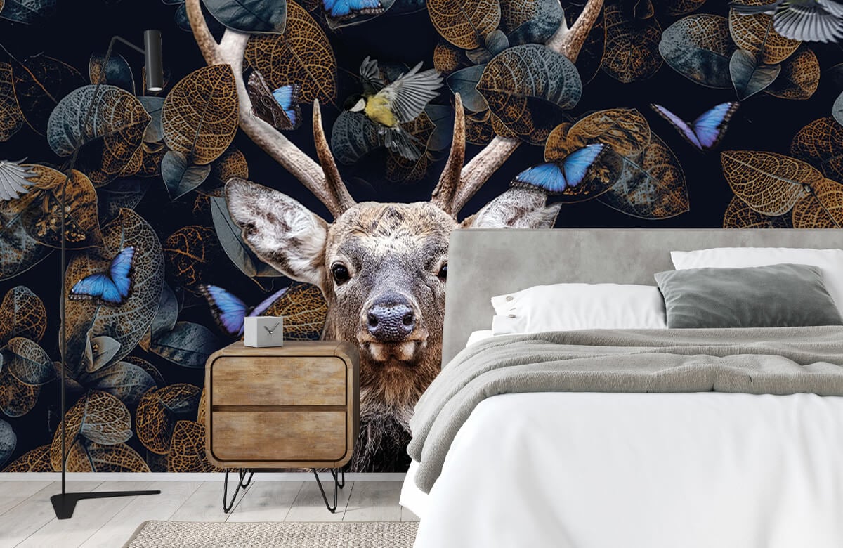 wallpaper Forest Deer 4