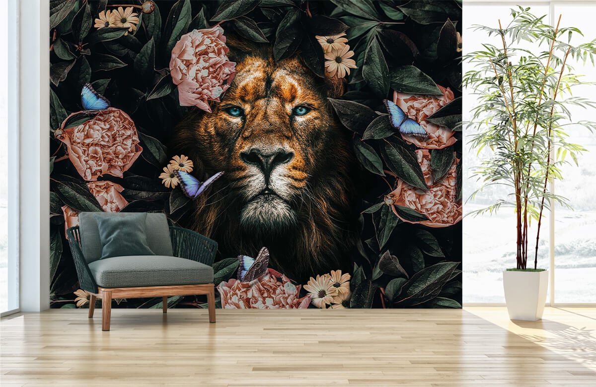 wallpaper Jungle Lion 1