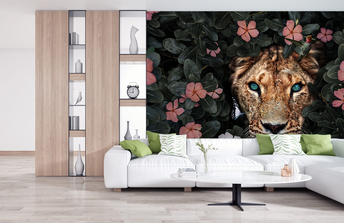 wallpaper Jungle Lioness 4
