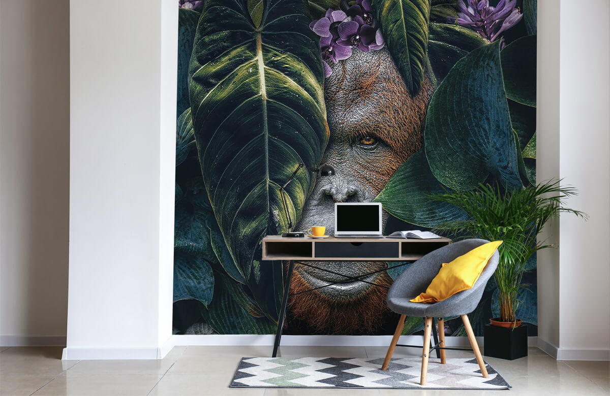 wallpaper Jungle Orangutan 1