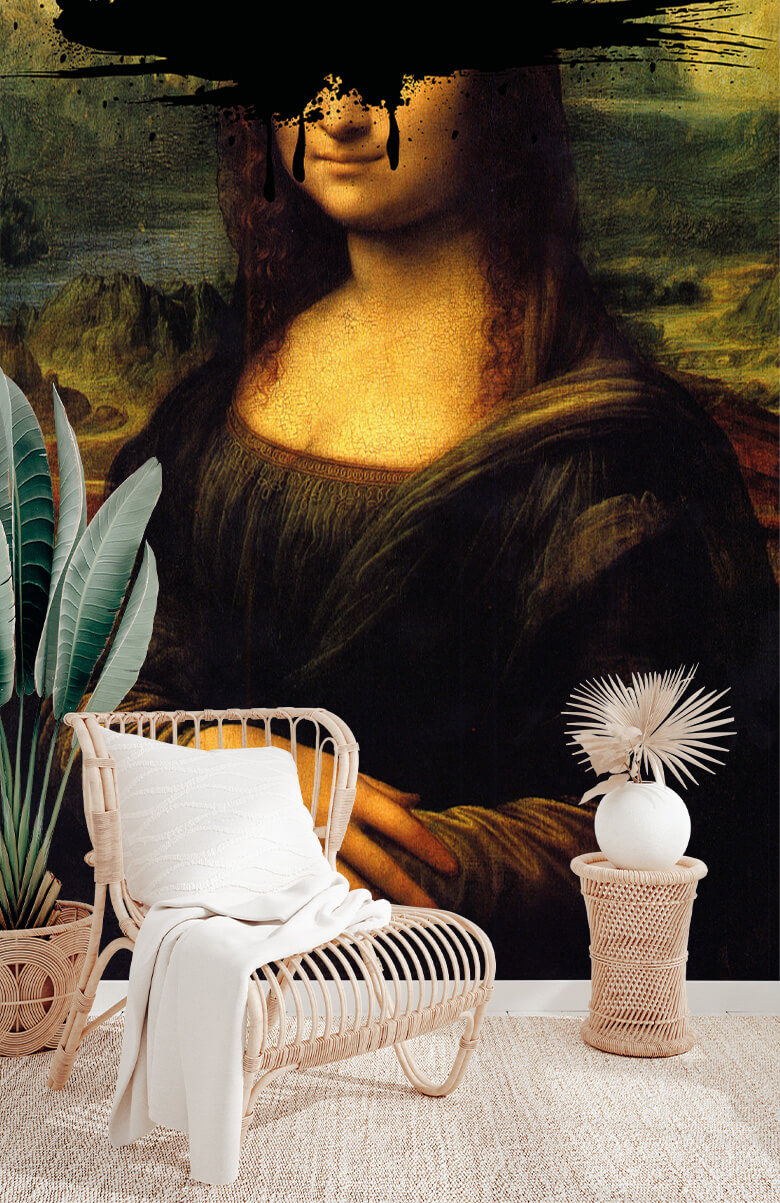 wallpaper Mona Lisa - Artistic Lab 4
