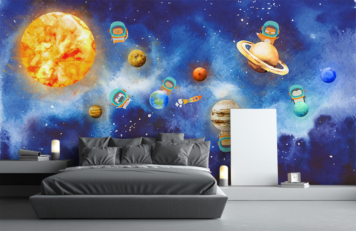 wallpaper Dieren op ruimteverkenning 2