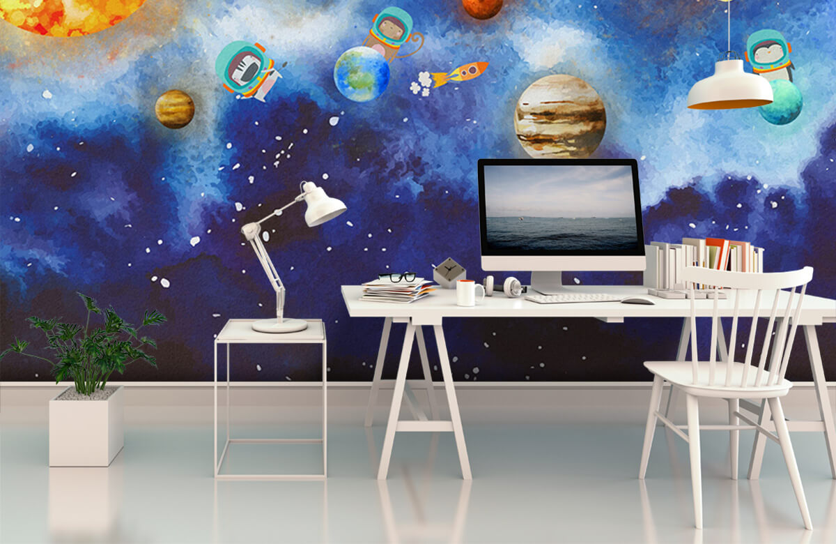 wallpaper Dieren op ruimteverkenning 6