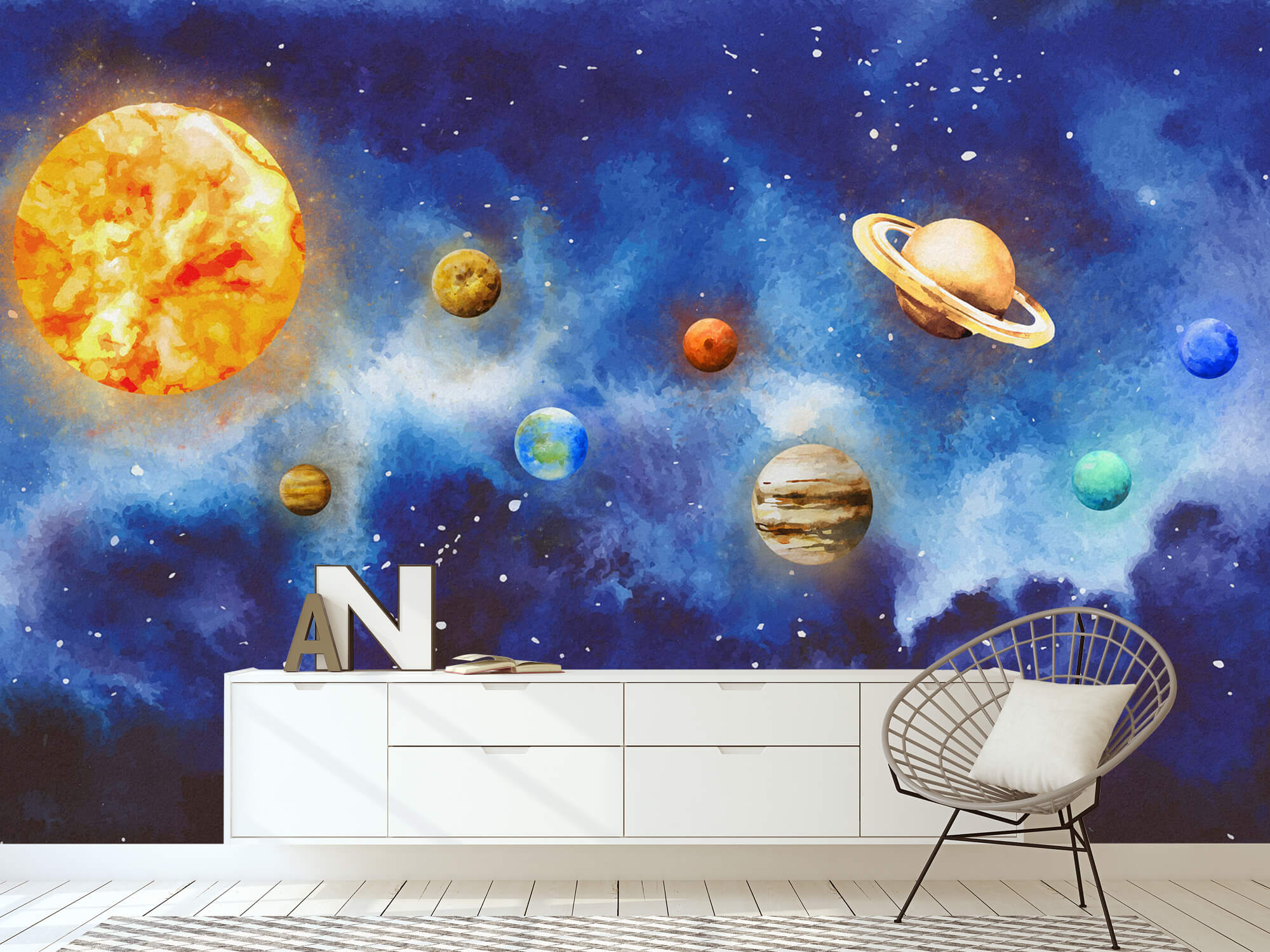 wallpaper Planeten in de ruimte 1