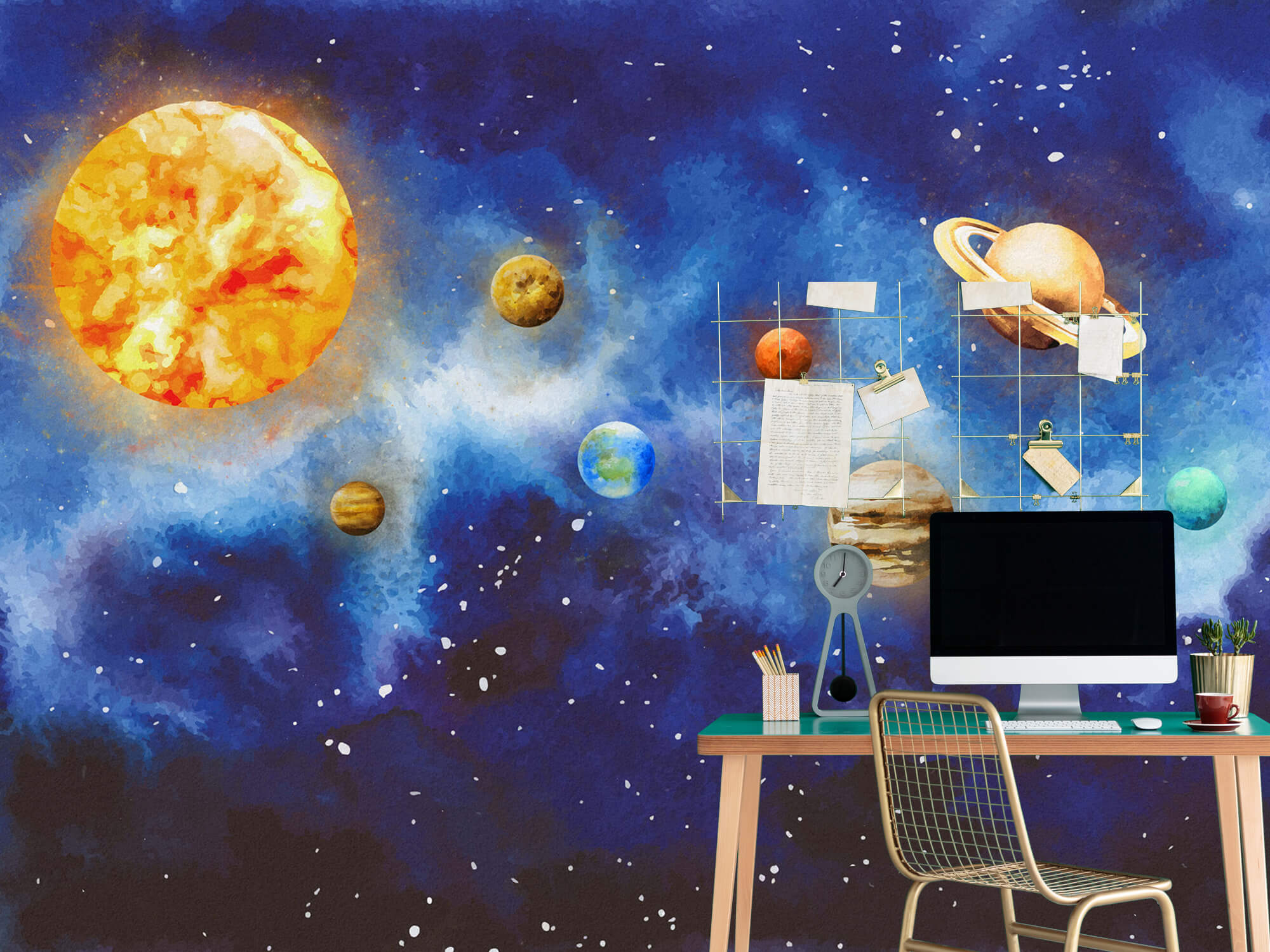 wallpaper Planeten in de ruimte 2
