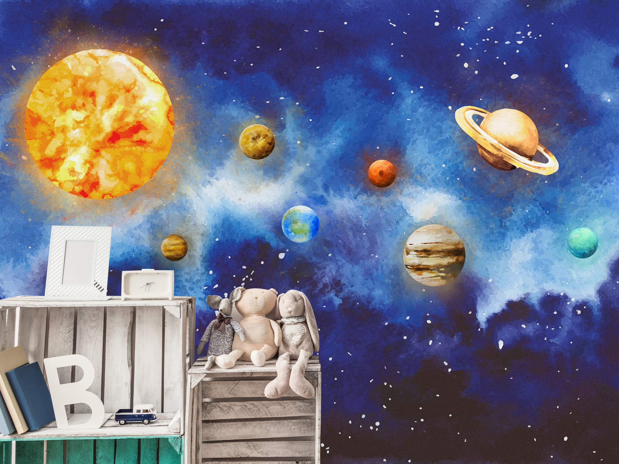 wallpaper Planeten in de ruimte 3