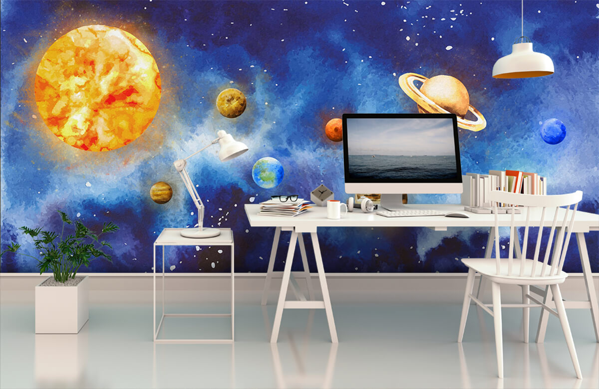 wallpaper Planeten in de ruimte 5