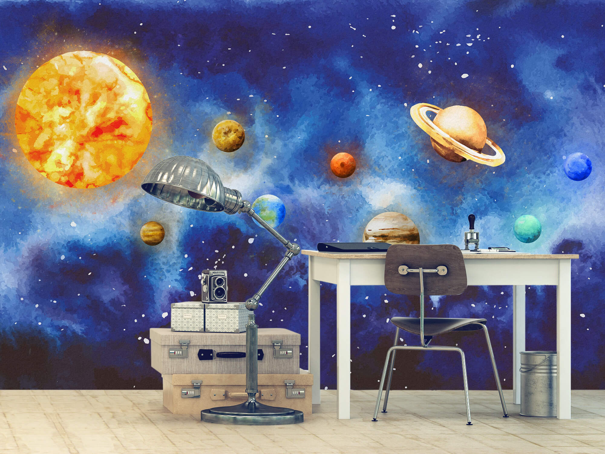 wallpaper Planeten in de ruimte 8