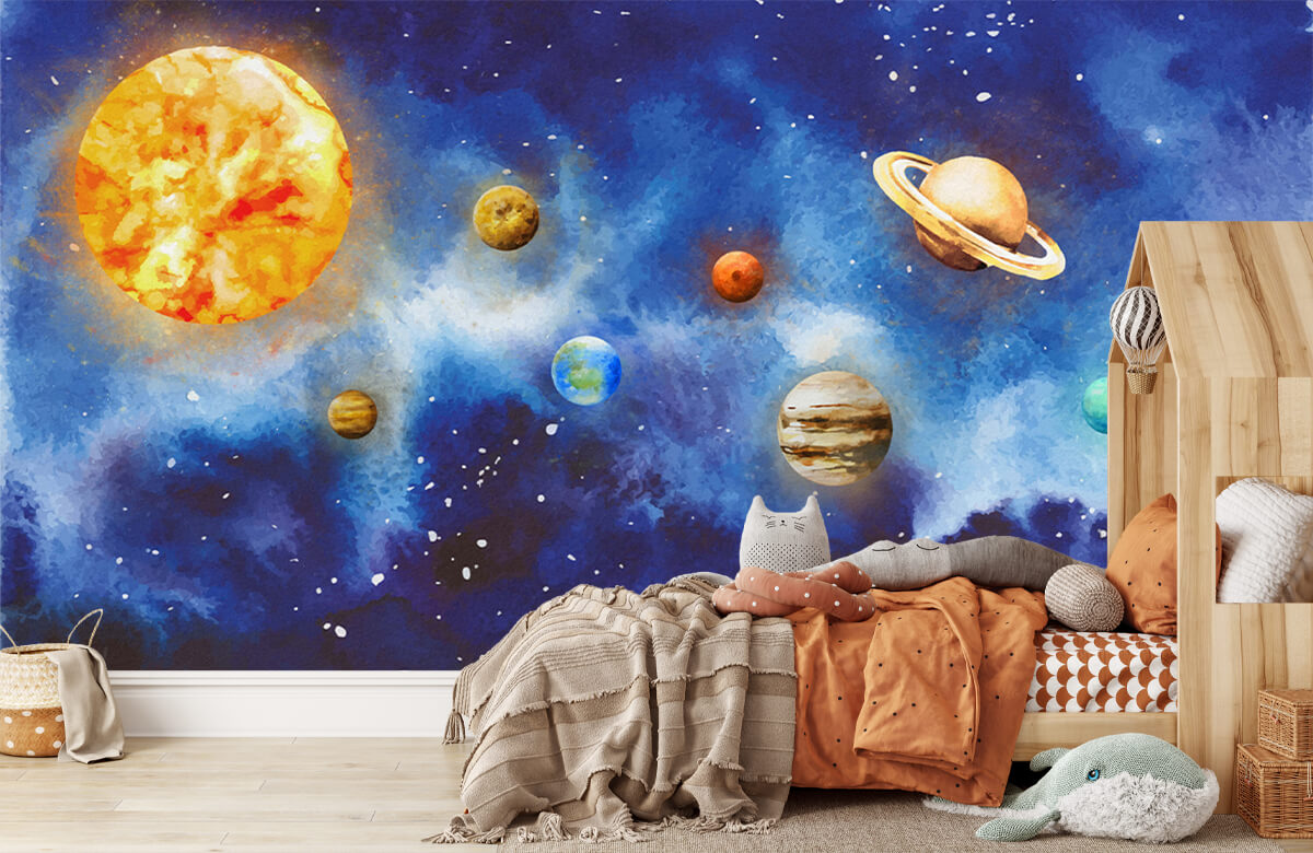 wallpaper Planeten in de ruimte 9