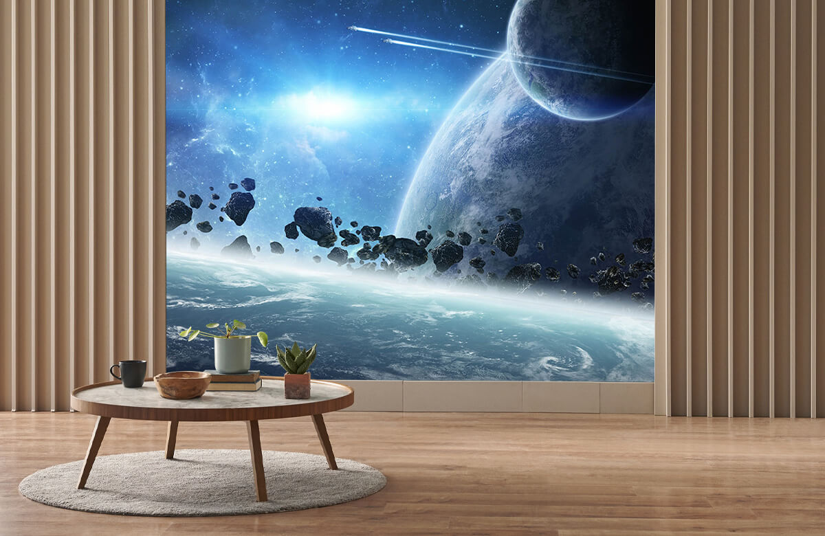 wallpaper Zonsopkomst in de ruimte 2