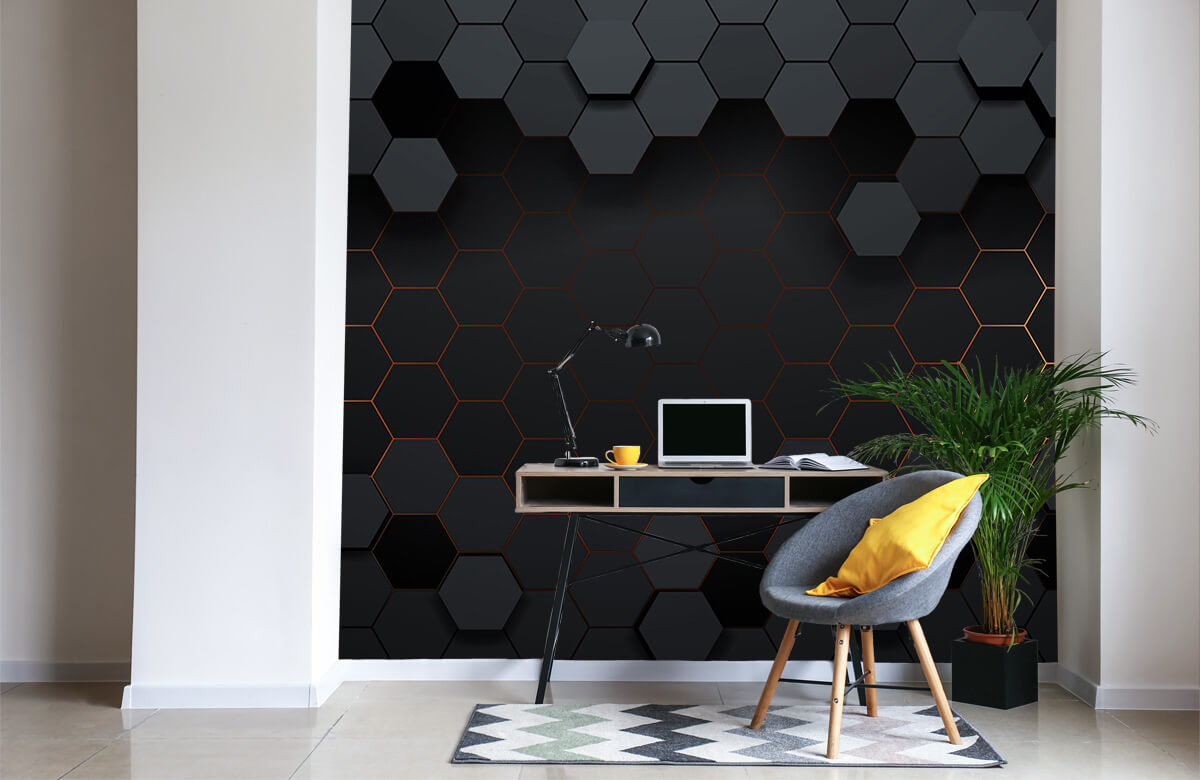 wallpaper Gaming hexagons 4