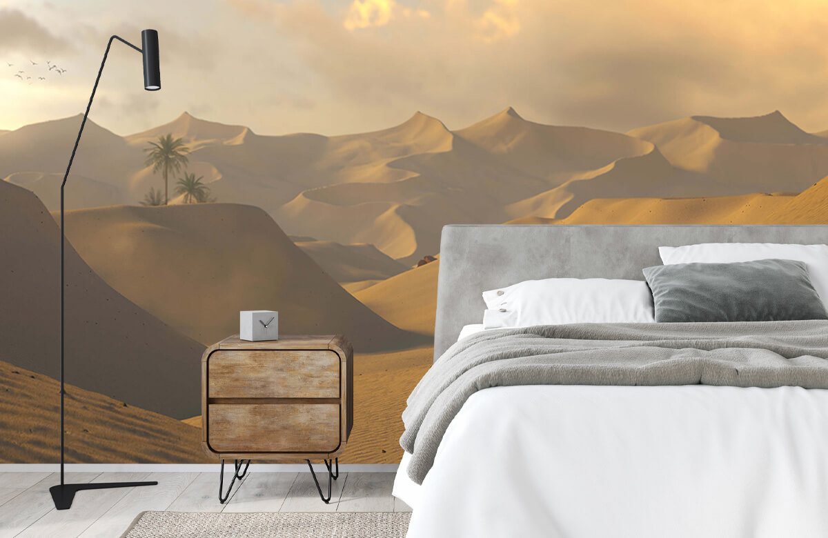 wallpaper Golden hour in de woestijn 3