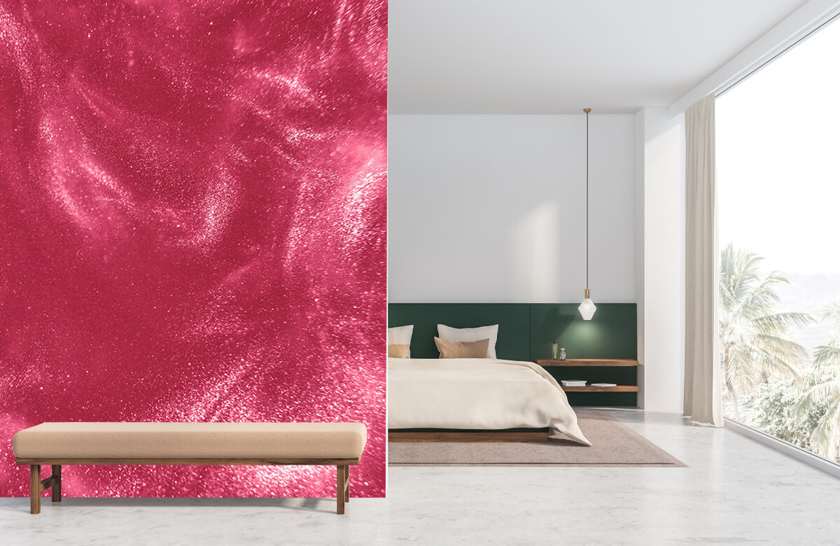 wallpaper Roze glitterdeeltjes 8